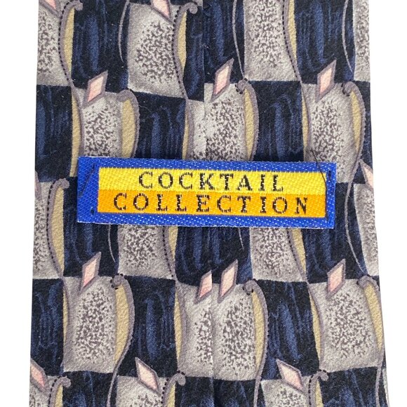Stonehenge Champagne Cocktail Collection 100% Silk Mens Tie 57x3.6in Made In USA - Picture 4 of 6